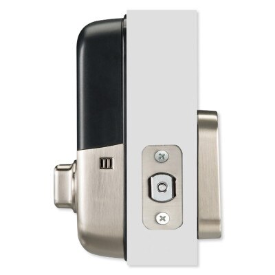 Yale ProSL Key Free Z-Wave Plus Push Button Deadbolt, Gen5, Satin Nickel